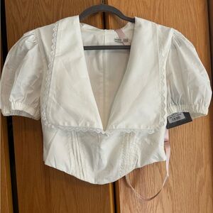 House of CB Augusta White Top Medium Large Cup